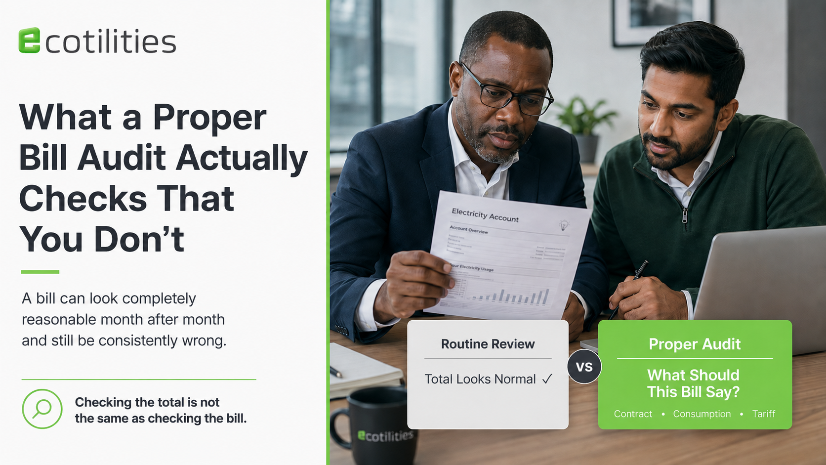 What a Proper Bill Audit Actually Checks That You Don’t